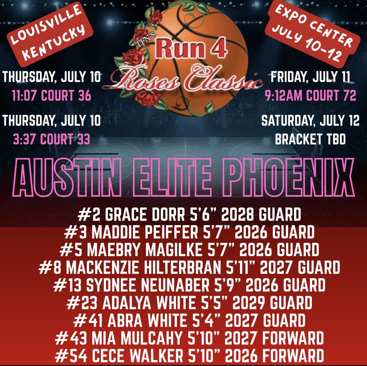 Phoenix Select (@phoenixselect) on Twitter photo Austin Phoenix 17U is adding some Austin Elite players for <a href="/TFNsRun4Roses/">TFN's Run 4 Roses</a> in Louisville!
Let’s go‼️‼️‼️
<a href="/GregPeiffer817/">Greg Peiffer</a> Austin Phoenix 17U is adding some Austin Elite players for <a href="/TFNsRun4Roses/">TFN's Run 4 Roses</a> in Louisville!
Let’s go‼️‼️‼️
<a href="/GregPeiffer817/">Greg Peiffer</a>
