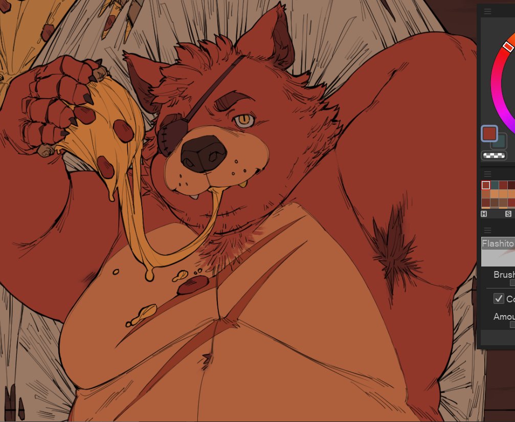 wip 2 LAST ONE I PROMISE #furryart