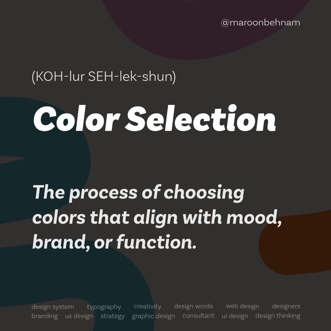 maroonbehnam's tweet image. Every shade tells a story. Pick with purpose. 🎨
#ColorSelection #PaletteDesign #BrandColors #MoodBoard #DesignTips