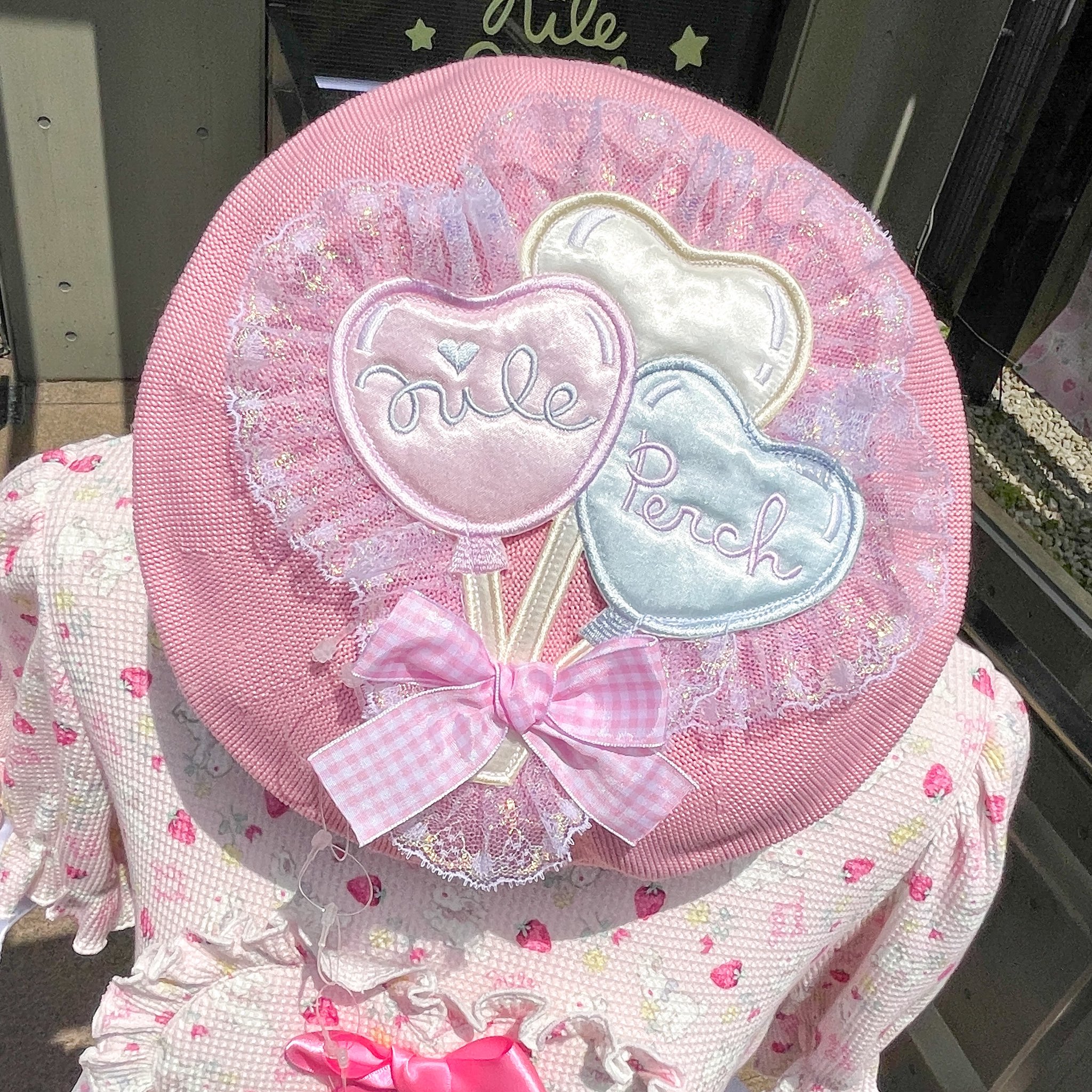 美品Nile Perchバービー プリント トレーナー ピンク 2025年最新