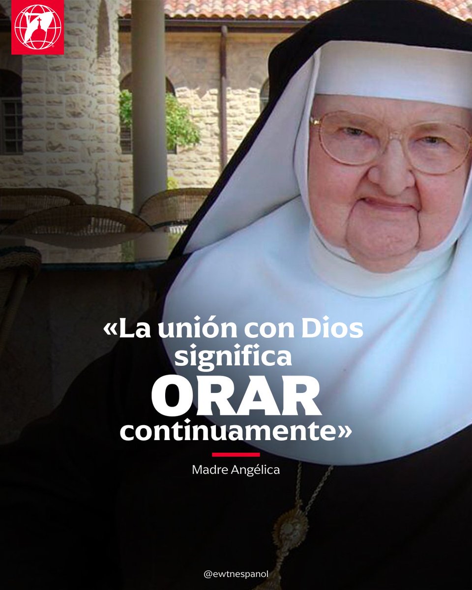¡Buen inicio de mes! Lo hacemos recordando a Madre Angélica y su invitación a siempre estar unidos a Dios.