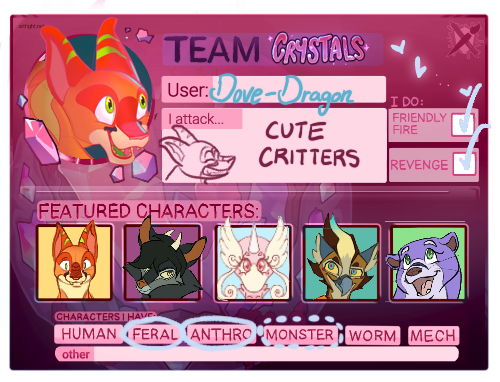 D0veDrag0n's tweet photo. back from the void just to do art fight! https://t.co/XpOQHqWiCo