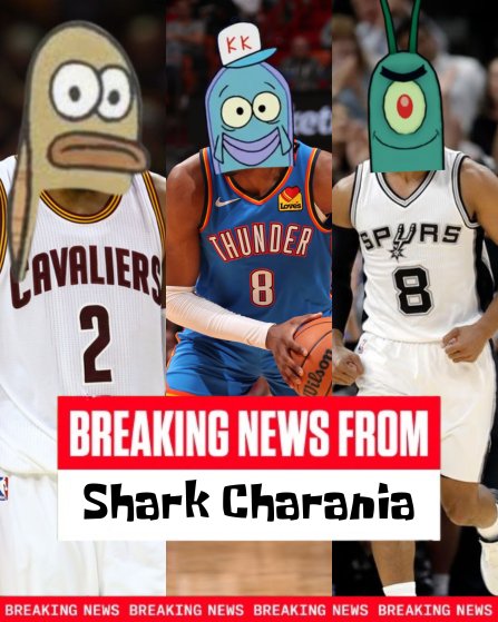 BREAKING: The Dullsville Dashers are trading Frankie Billy &amp; Picks to the Tentacle Acres Octopi for SG Nathiel Waters. They are also trading PG SpongeBob SquarePants &amp; Picks to the Petroville Pufferfish for PG Sheldon Plankton