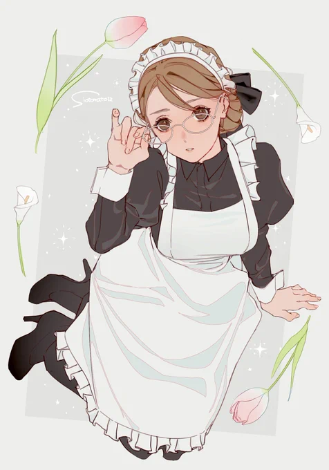 ポストカードの販売お話をいただいていて現在制作中ですメイドは好きなモチーフなので描いてて楽しかった〜! あと4種ほど描く予定ですが、BOOTHでも販売できたら良いなと思っています。よろしくお願いします