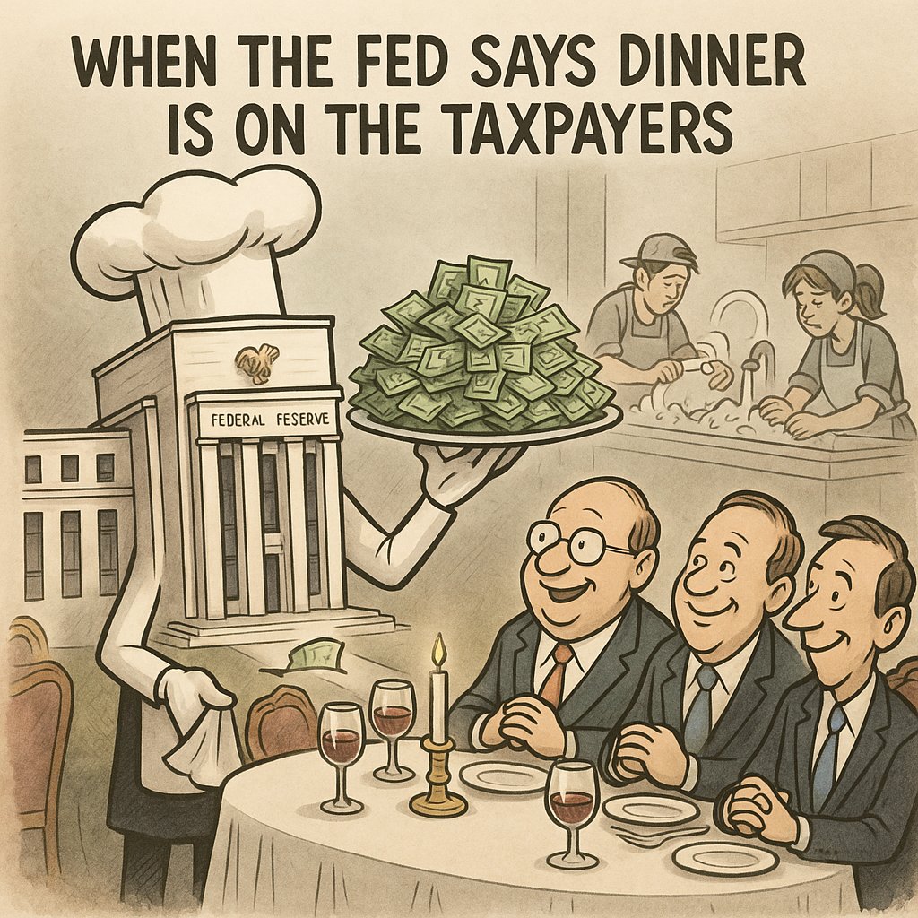 The Federal Reserve is paying banks billions of dollars for... doing nothing. 
It's a practice that started after the 2008 crisis, and it's costing taxpayers a fortune. 
Here's the story of how a "temporary" solution became a massive handout. 
#Fed #Economy #InterestRates