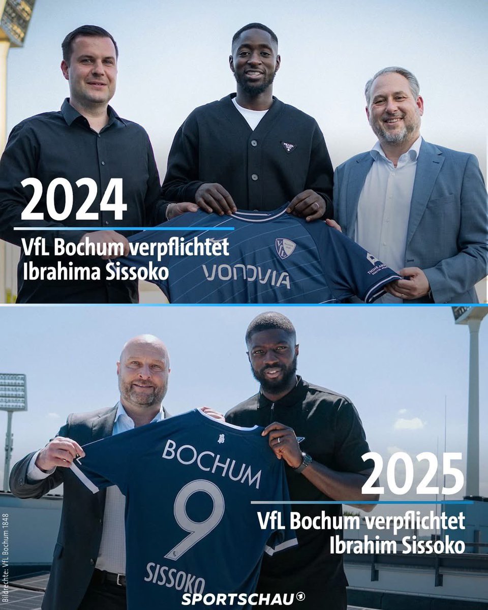 One Ibrahima Sissoko wasn't enough for VfL Bochum 😅😅😅

After signing midfielder Ibrahima Sissoko last year, striker Ibrahim Sissoko is now joining the 2. Bundesliga club! 🙌🤭 #MojaAfrica
