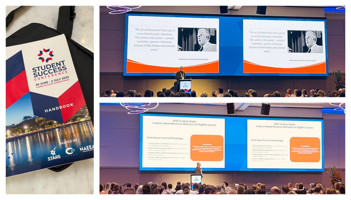 Thank you Professor Peter Anderson for today's keynote
🌐 Recentering Student Success: From Access to Achievement to Rightful Success
🏝️ Cairns - The lands of the Djabugay and Yidinji peoples - Australia 
📅 June 30 - July 2, 2025
unistars.org/program/profes…