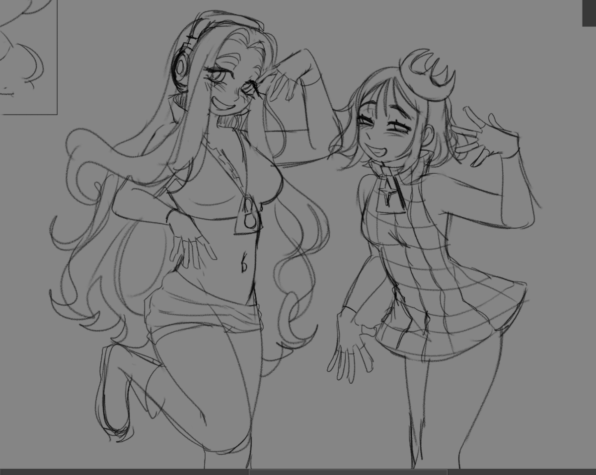 snowmelonn's tweet photo. some alien stage x splatoon sketches cause this is how I'm coping with Karma,,,pearlina mizisua outfit swap 🫶

#ALNST #Splatoon https://t.co/wroiP5SxSB