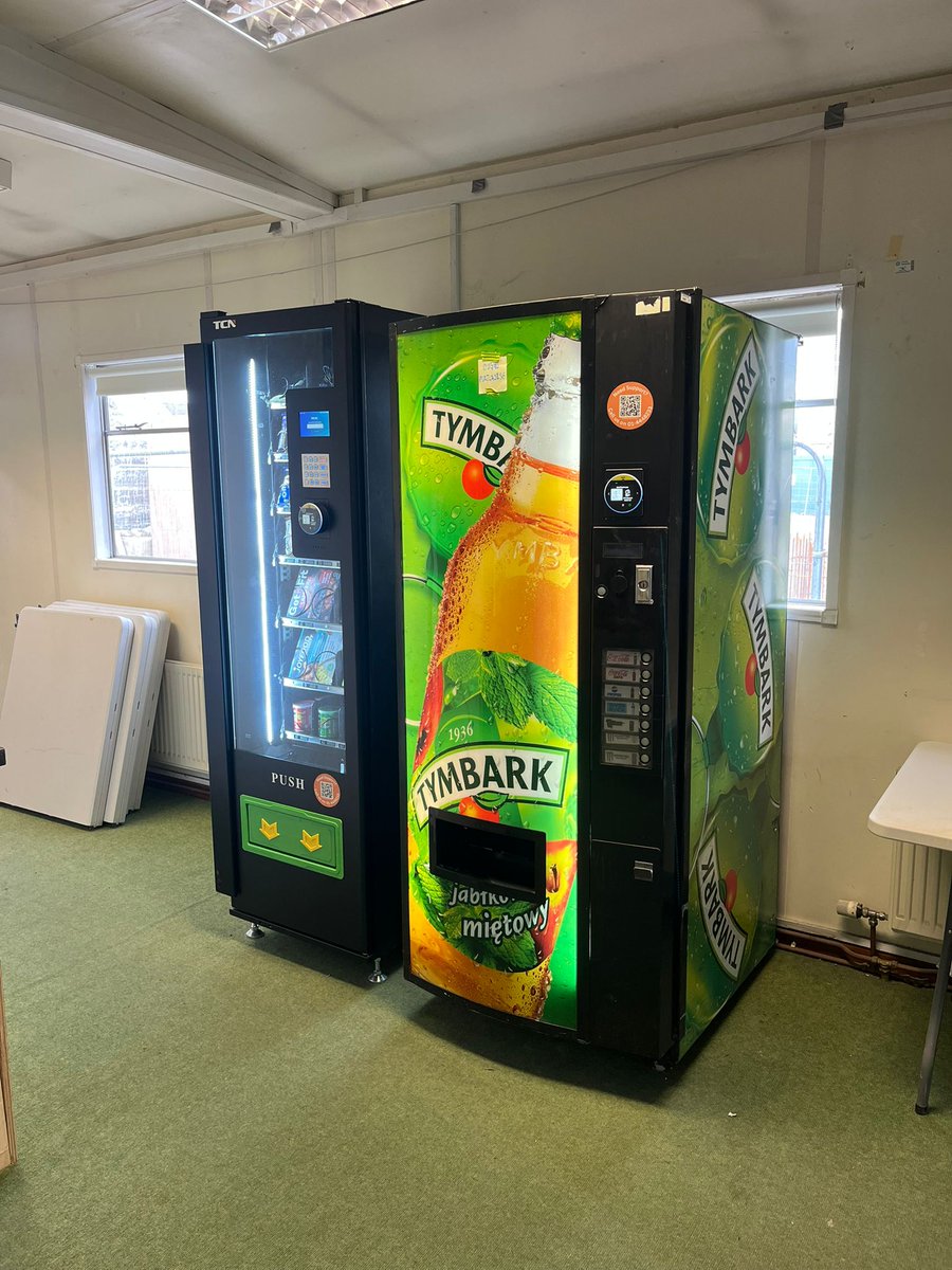 IeVending's tweet image. New Installation Alert – Portlaoise!
We’re delighted to have installed two vending machines at a busy construction site in Portlaoise for our valued client, Duggan Construction.

#VendingSolutions