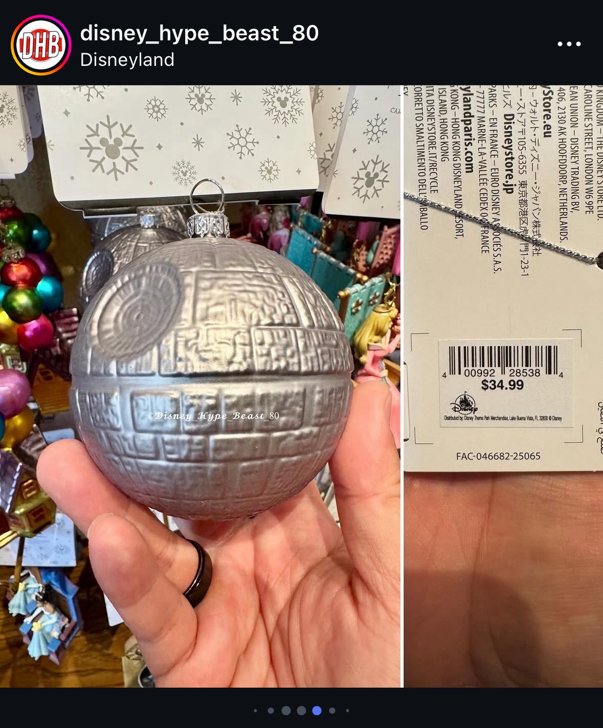 アナハイムディズニー Club33 オーナメント