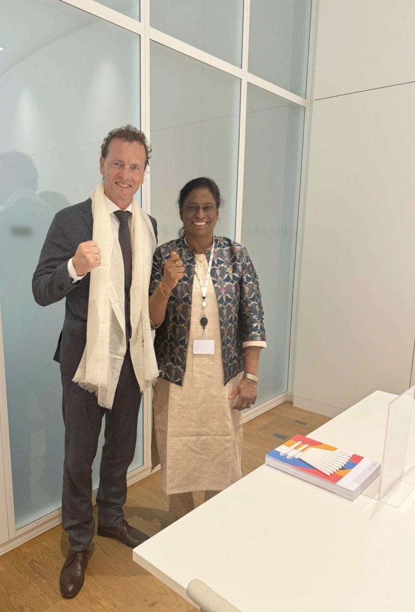 Met with the President of World Boxing today in Lausanne. We discussed the growing strength of Indian boxing and opportunities for deeper collaboration. Excited about the future of the sport in India! 🥊🇮🇳
