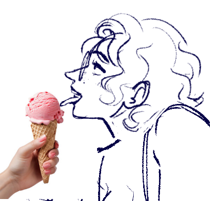 Reik0w0nt's tweet photo. i'm so glad this poor girl got her ice scream cone!! the wave heat is so hard to handle!!! https://t.co/0F3OyU1PBJ