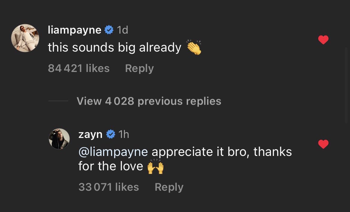 2 years ago, Liam and Zayn interacted on Instagram for the first time in years! 🫂
