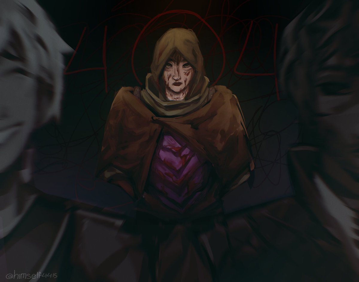An artwork based on the fanfiction Deer Blood !! Check it out and give it some love <3 #chbb25 #dreamfanart