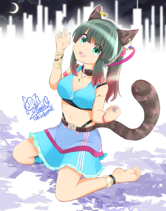 ケモミミ娘 #時止過去未来