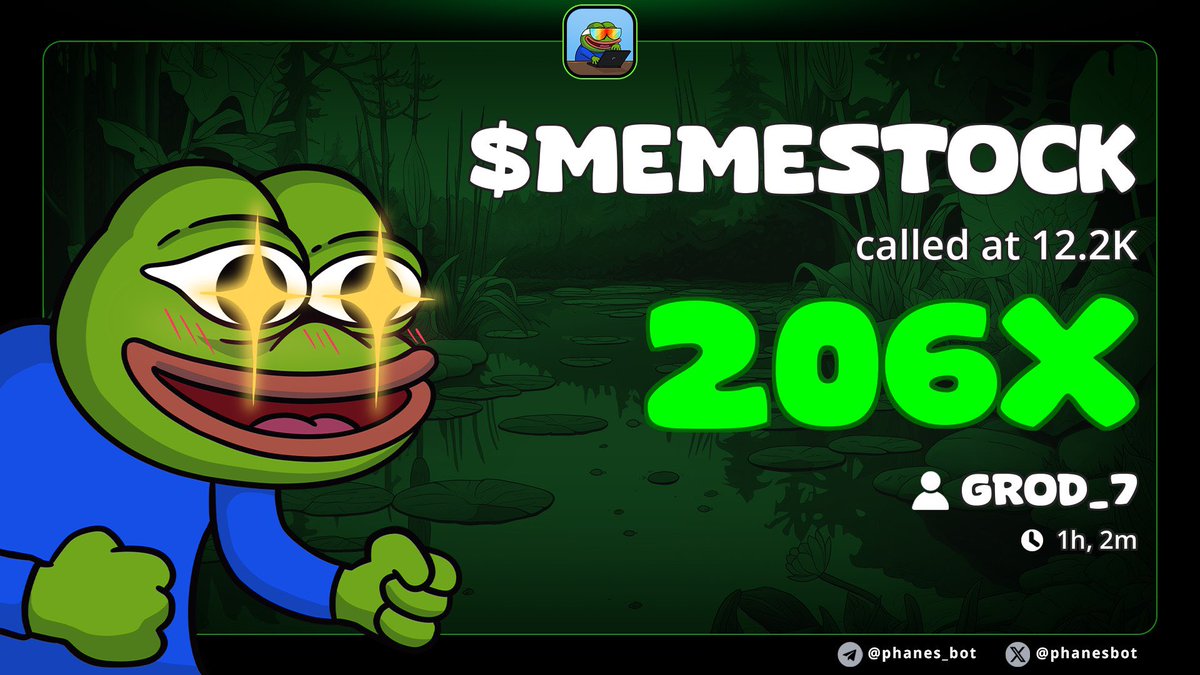 Market is back 

Caught $Memestock early