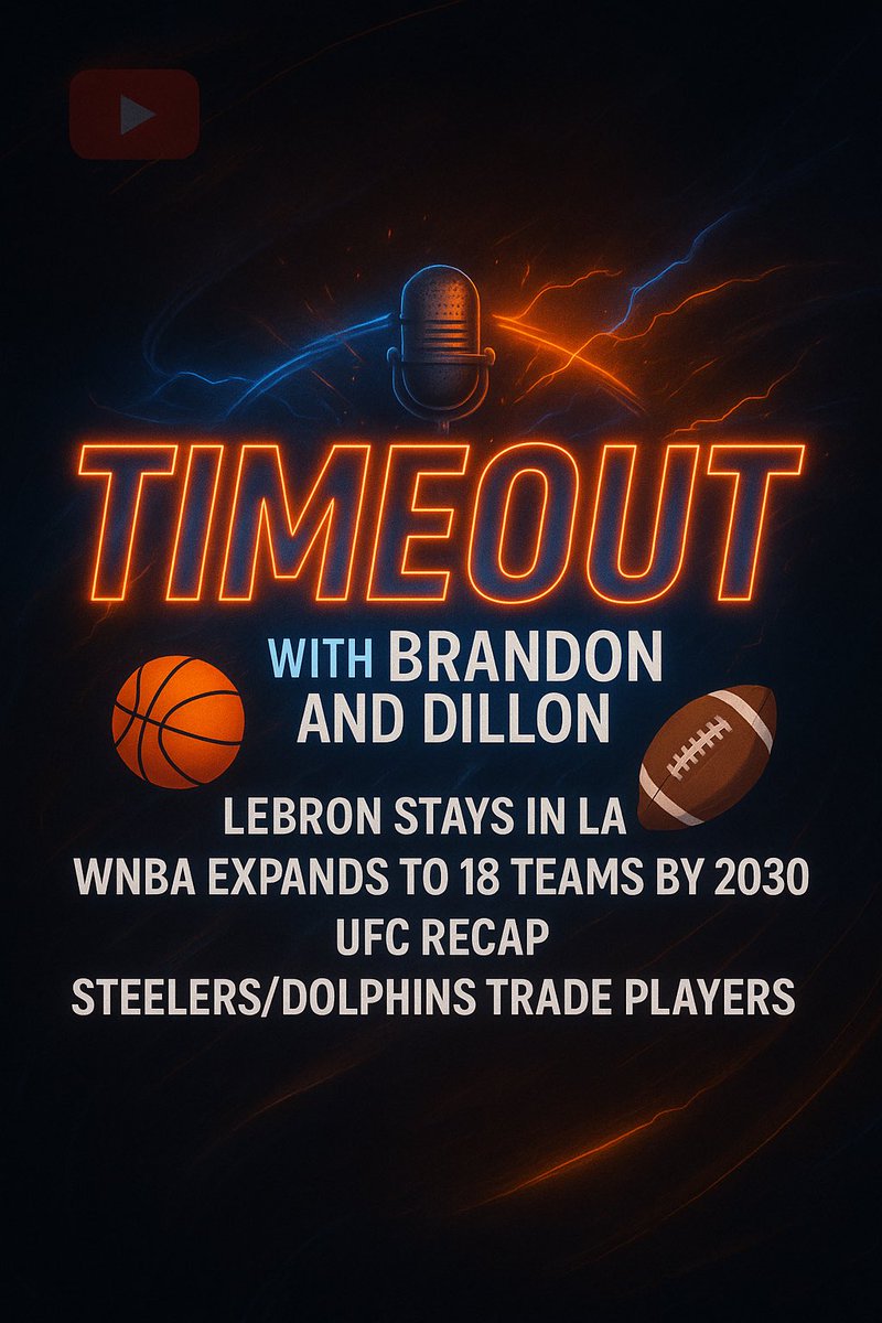 TOwithBandD's tweet photo. Lots of stuff was brought up on episode 3 of Timeout with @coachsaffel and @DBertels09! 

We talked #NBA, #WNBA, little breaking #NHL News, plus more #NFL Trades too! 

Airing tomorrow morning at 8:30 AM CST! 

https://t.co/3kn3jfXBn5 https://t.co/O4ot7nv9Bt