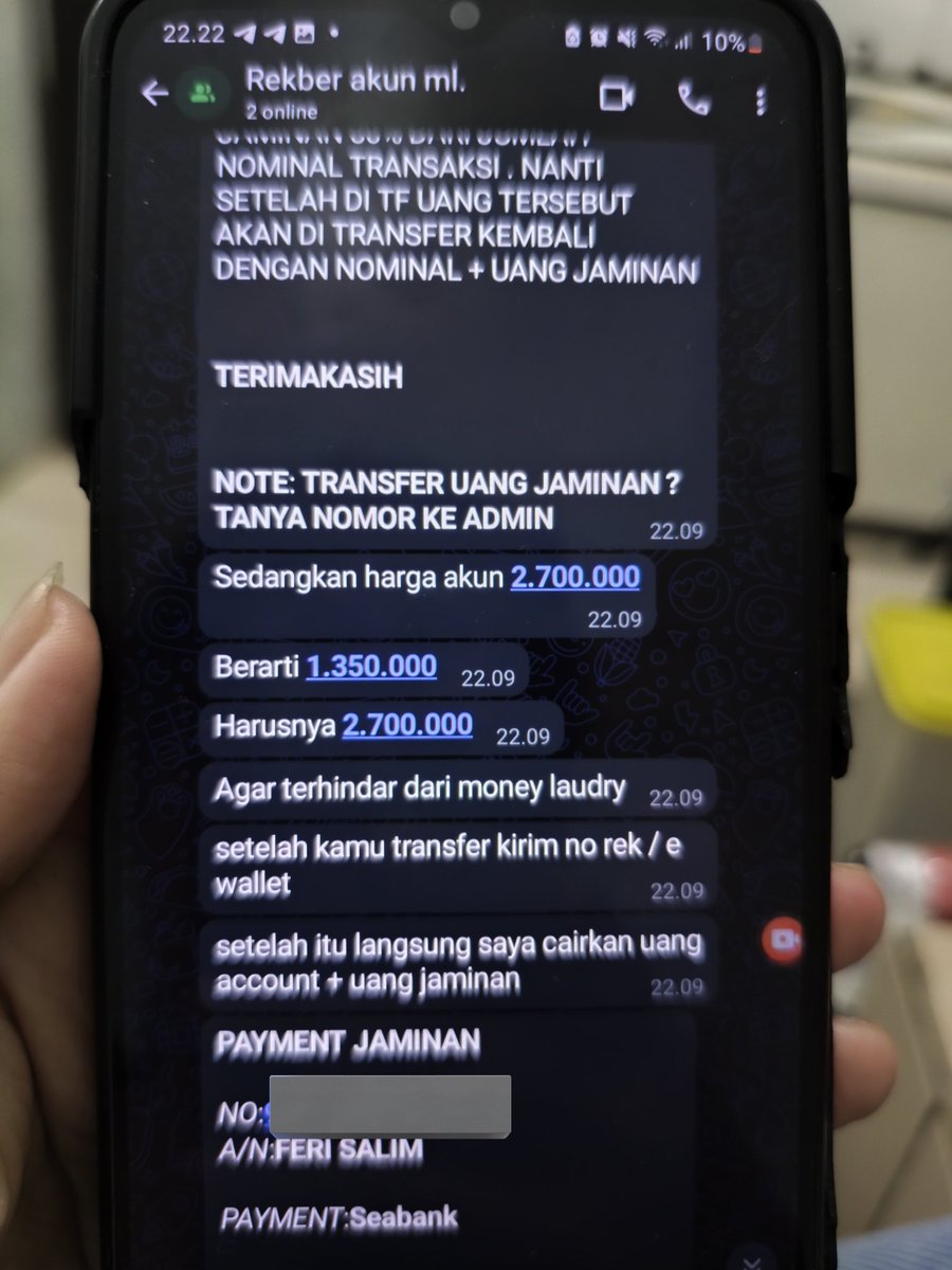 Enigmba's tweet photo. SPILL REKBER PENIPU PUNYA PLAYER ONIC. https://t.co/ud8mEmo1JZ