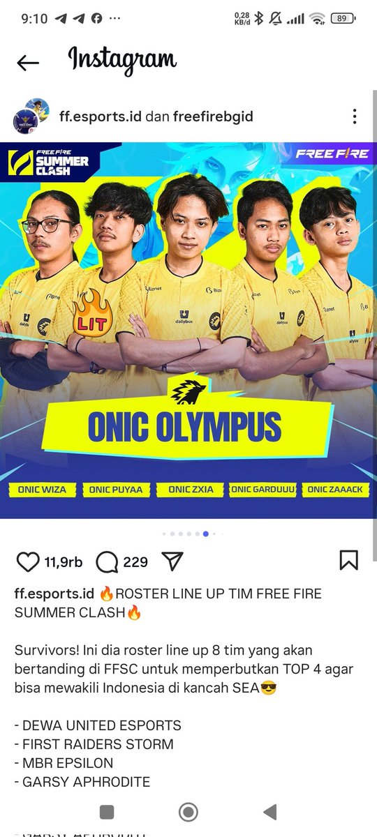 Enigmba's tweet photo. SPILL REKBER PENIPU PUNYA PLAYER ONIC. https://t.co/ud8mEmo1JZ