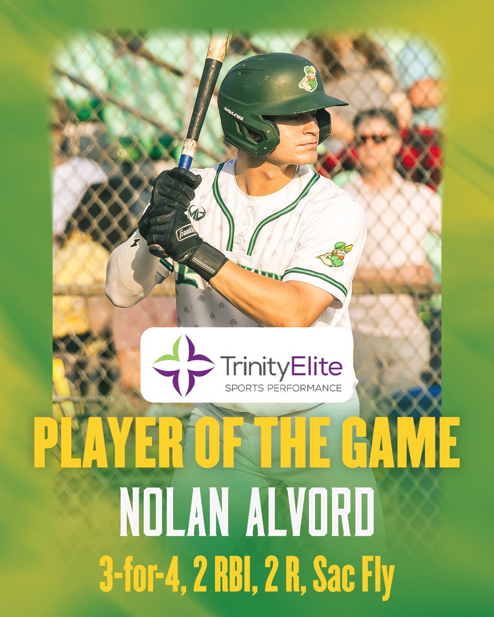 It was an All-vord type of game tonight!

Nolan Alvord is our Trinity Elite Sports Performance Player of the Game!

<a href="/GVSUBaseball/">GVSU Baseball</a> | #RollChauns🍀