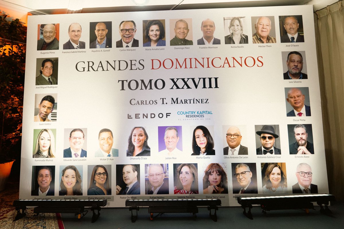 Con profunda gratitud recibo el honor de haber sido incluido en el libro Grandes Dominicanos XXVIII, un reconocimiento que valoro inmensamente y que me inspira a seguir sirviendo con compromiso y pasión. Gracias de corazón al destacado Carlos T. Martínez por esta distinción y por