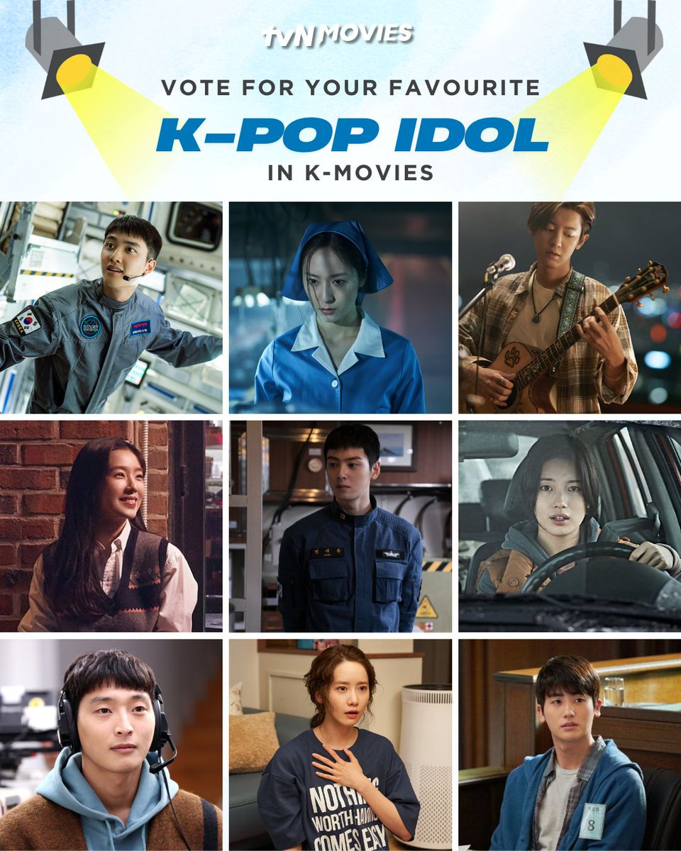 🔥 From vocals to visuals to unforgettable roles, which idol-turned-actor is your ultimate fave? 🎬🤩

#tvNMovies #DohKyungSoo #도경수 #ChaEUnWoo #차은 #ChanYeol #박찬열 #JinWoon #정진운 #ParkHyungSik #박형식 #Krystal #정수정 #Irene #아이린 #YooNah #임윤아 #BaeSuzy #배수지