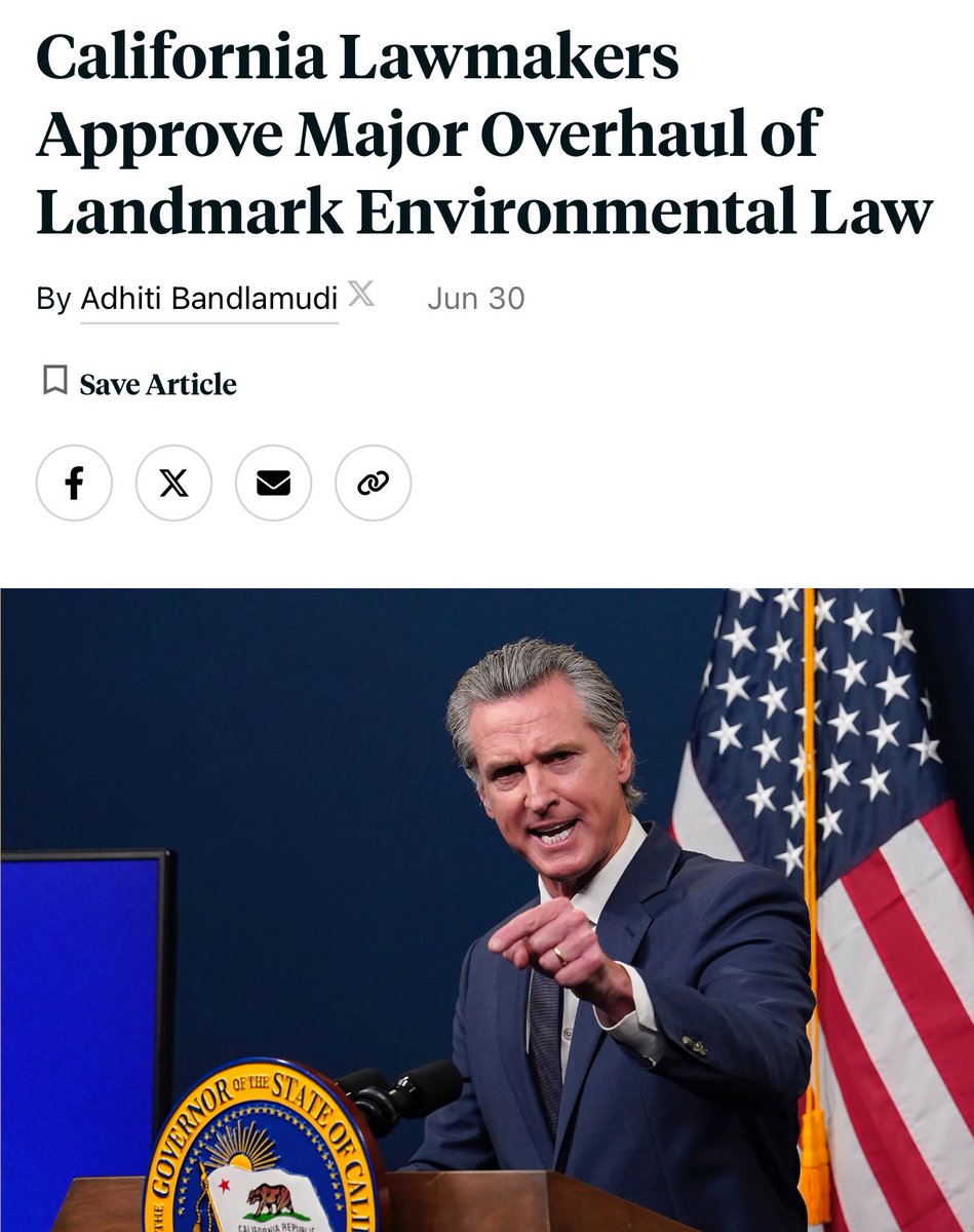 ITS HAPPENING!!! 

All new housing projects under 50 units in the state of California will be exempt from CEQA!! The state is finally coming to its senses!