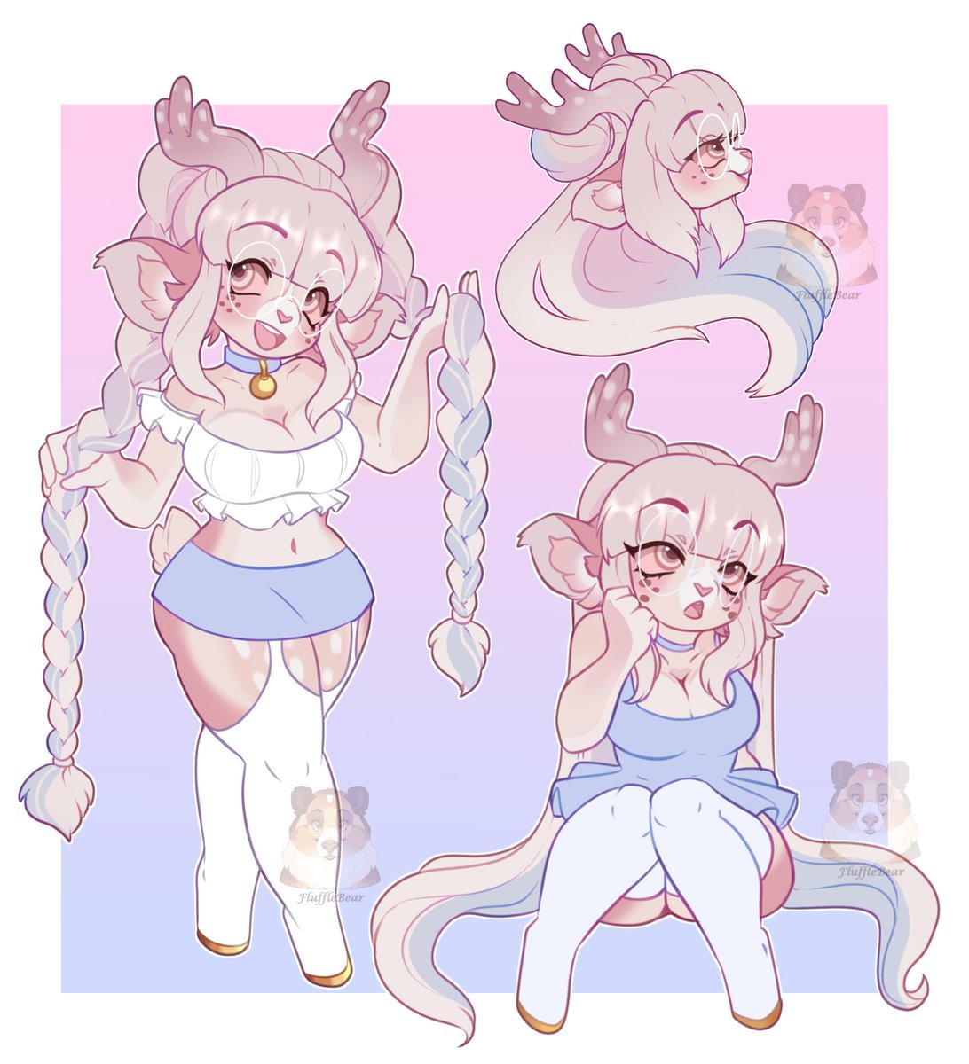 🍓ElephantEmpress🍓🔞 (@flufflebear) on Twitter photo Batch of stream commissions done recently for Shenzi from my discord server! 💗💙 I love this girl so much ;A; <3 Batch of stream commissions done recently for Shenzi from my discord server! 💗💙 I love this girl so much ;A; <3