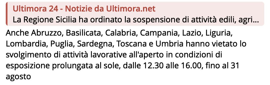 A furia di dire che l'emergenza climatica non esiste, poi si fa tutto il giro e a pagarne le conseguenze è proprio (anche) chi continua a negarne l'evidenza.