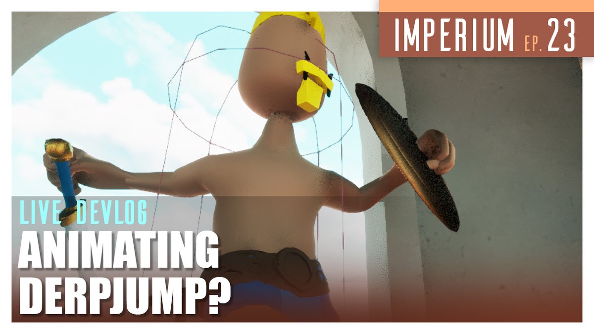 Riuthamus's tweet photo. Animating DerpJump | Maya 2025 | GameDev | Imperium - Roman Openworld Soulslike [UE5] [LIVE]  

JOIN LIVE:
TWITCH: https://t.co/O72KSQVRAB
YOUTUBE: https://t.co/rKnwQCglfA

#gamedevelopment #gameart #indiedev #epicgames #UnrealEngine #UE5 #livedev