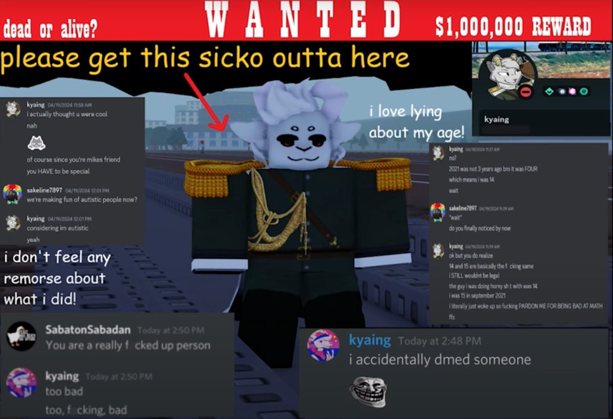 rsrouofficial's tweet photo. After what just happened, If anyone still supports Sneakystevegod, Searchlite Studios and their game, Sand Patch, you are not welcomed to play our game anymore.

Our condolences go out to those who were harassed and abused by these monsters.

#Roblox https://t.co/SU1BAspwzg