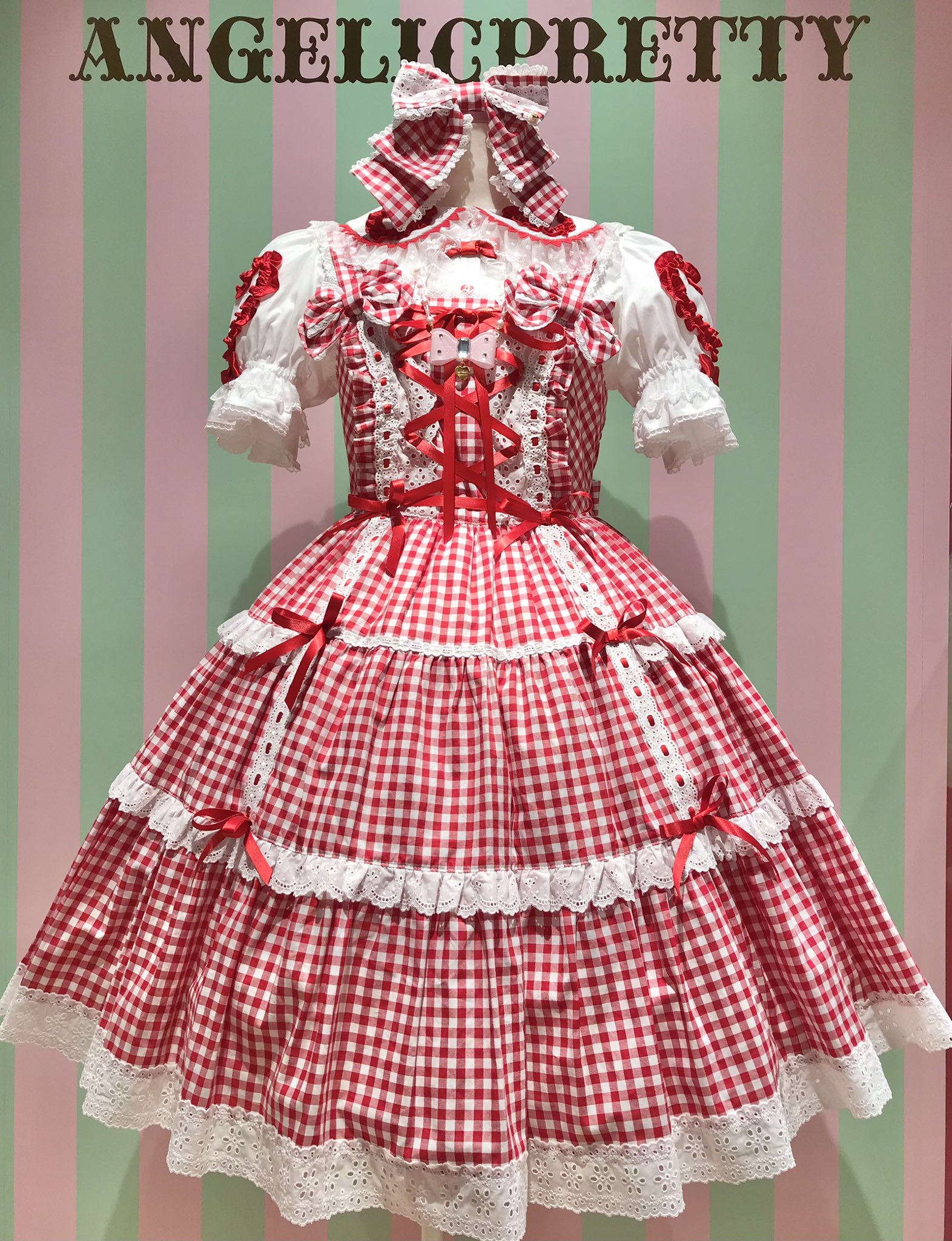 pretty frillジャンパースカート&カチューシャ Pretty フリルジャンパースカート Prettyくるりんカチューシャ