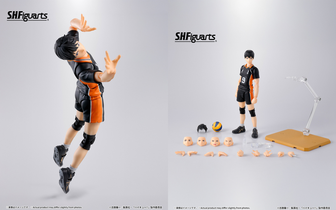 ￣￣￣￣￣￣￣￣￣￣￣
7月1日(火)16時一般予約解禁
ハイキュー!! × S.H.Figuarts
＿＿＿＿＿＿＿＿＿＿＿

「S.H.Figuarts 日向翔陽」2025年12月発売予定
「S.H.Figuarts 影山飛雄」2026年1月発売予定
バレーボール含む多種の交換パーツで遊び方色々！

#ハイキュー #hq_anime #烏野 #t_shf