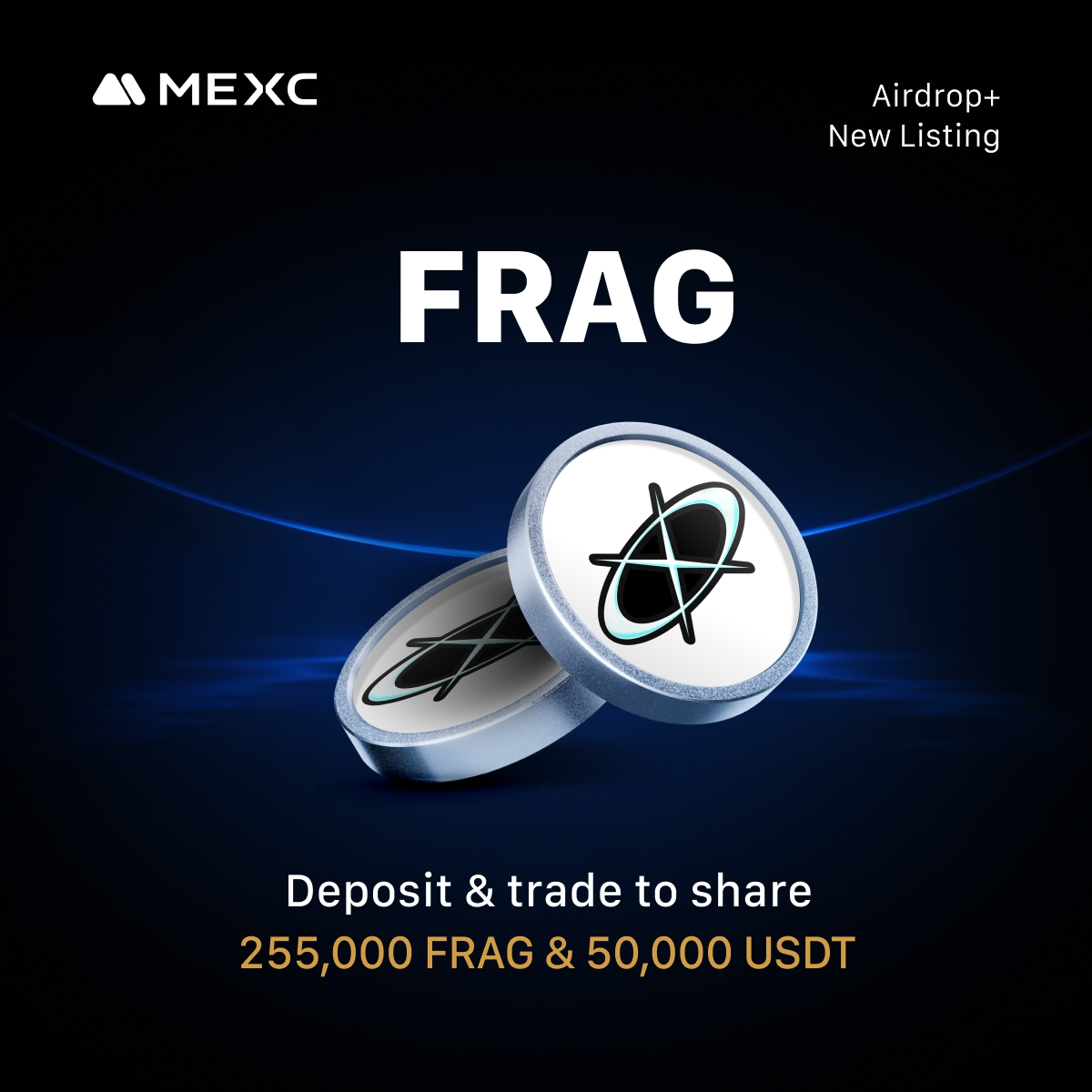 🔥$FRAG Airdrop+ Special #MAL Event is in full swing!

⭐️ Join this #MEXC Airdrop+ event to share 255,000 $FRAG &amp; 50,000 USDT!

👉 Join the special MAL event to share 1,000 $FRAG: gleam.io/6hasf/mexc-x-f…

📅 Ends on Jul 4, 23:59 (UTC+8)