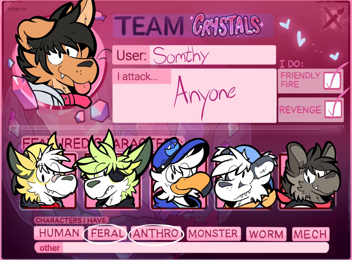 MiyolyleSomthy's tweet image. Art Fight Team Crystals!!!
artfight.net/~Somthy