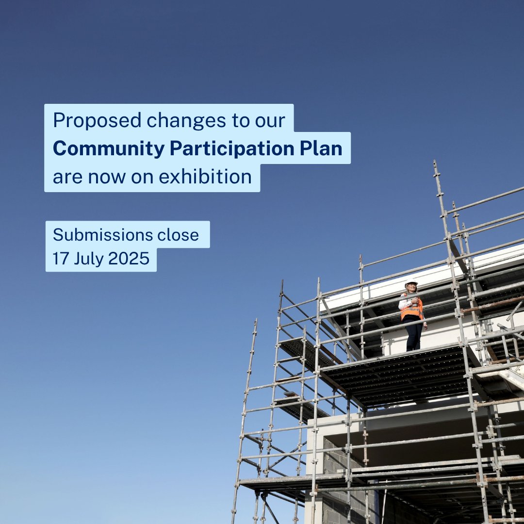 Have your say on proposed changes to exhibition timeframes.

We’re proposing a minimum 14-day exhibition period for some residential State Significant Developments to speed up housing projects assessments while still making sure your voice is heard.

ow.ly/5KG950WiLCs