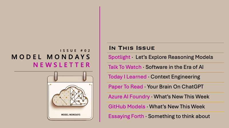 nitya's tweet image. Edition 02: Reasoning, Rethiking &amp;amp; Research

Read it Now:
linkedin.com/pulse/issue-02…

#ModelMondays
#Newsletter
#BuildYourModelIQ