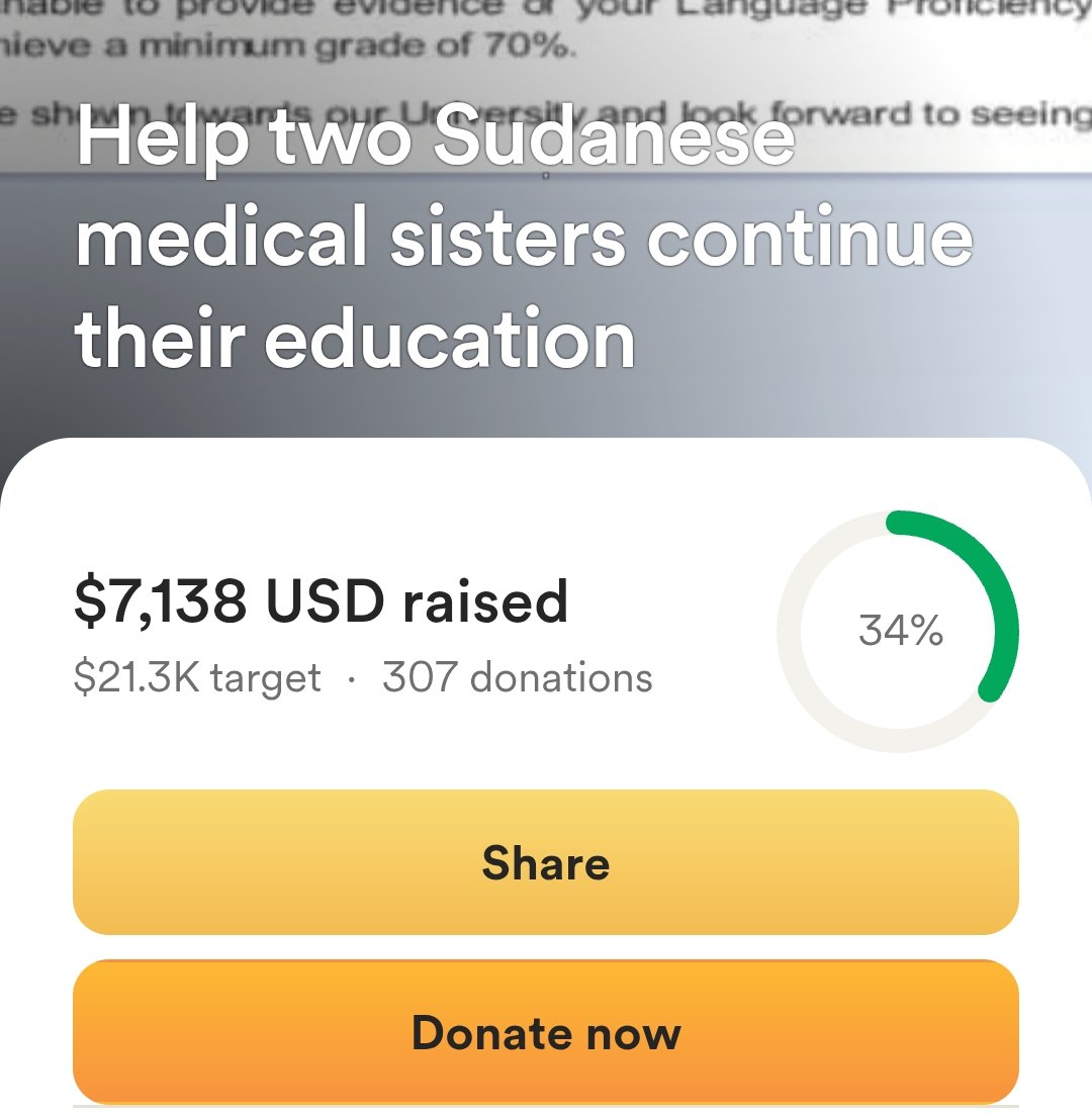 einass50's tweet image. What am I supposed to do now?
Just 10 days and I'm still $5462 away 

Guys, do I just give up? 💔💔💔
How am I supposed to raise that in just 10 days!!
I'm deaply devastated 
gofund.me/937c3d3e