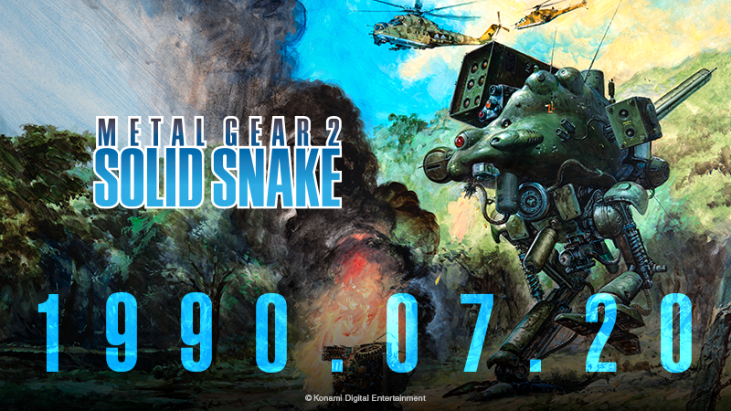 metalgear_jp's tweet image. 今から35年前の今日、
1990年7月20日に
『METAL GEAR 2 SOLID SNAKE』が発売されました。
#MG2
#METALGEAR
#メタルギア