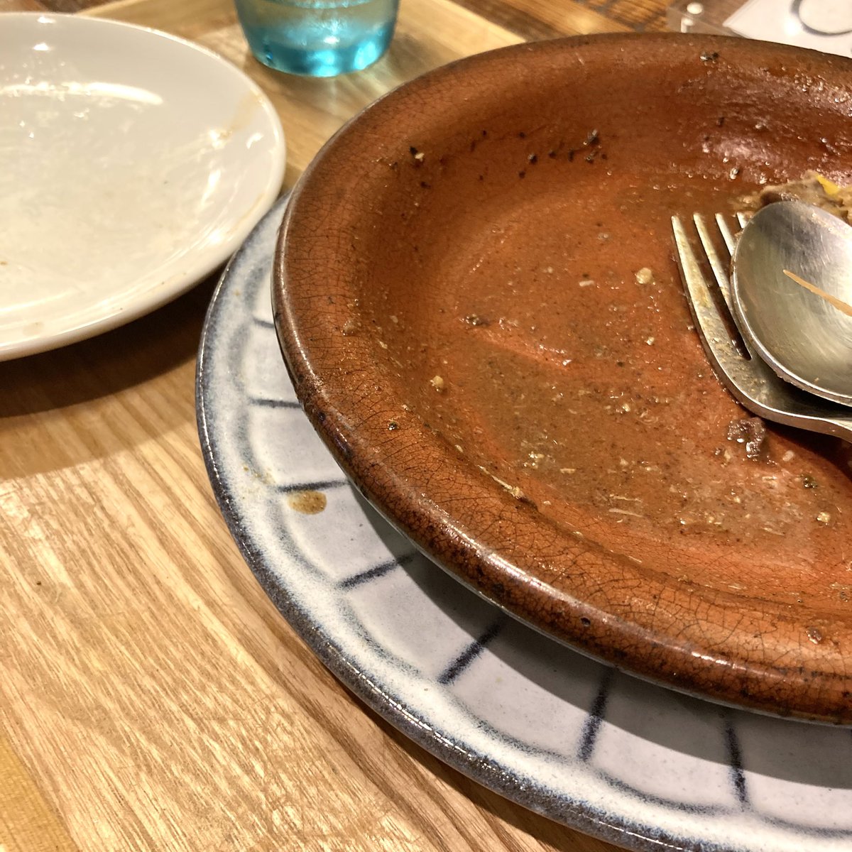 area51jazz's tweet photo. #丸の内大手町カレー食べ歩き
#丸の内大手町カレー部 
#東京カレー部 ・昼練
チキンレッグのスープカレー
（@ スペメシLeon）
ごちそうさまでした(^ ^)
#チキンレッグのスープカレー #スープカレー
#スペメシLeon #iiyo 

スープカレーなのに器が浅くてスープの量が少ない。残念ながらリピはなし(u_u) https://t.co/we92Xehdgx