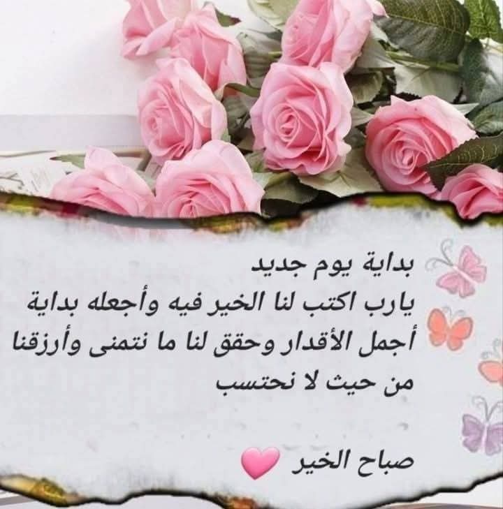 ومع  بدايه هذا الصباح جعلكم اللهُ للوفاء بابًا وللسعادة أسباباً وأسعد نفوسكم الطيبة ووهبكم الحياة الرغيدة
طاب صباحكم بكل الخير والسعادة