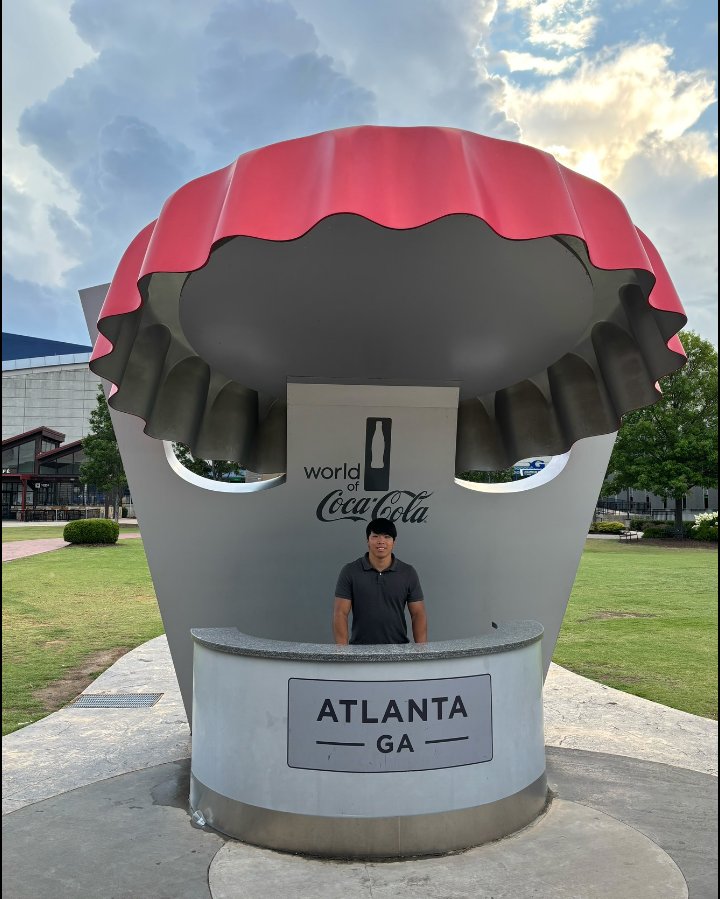 Visited CFB Hall of Fame and world of Coca-Cola 

カレッジフットボールの殿堂とコカ・コーラ本社を訪問
