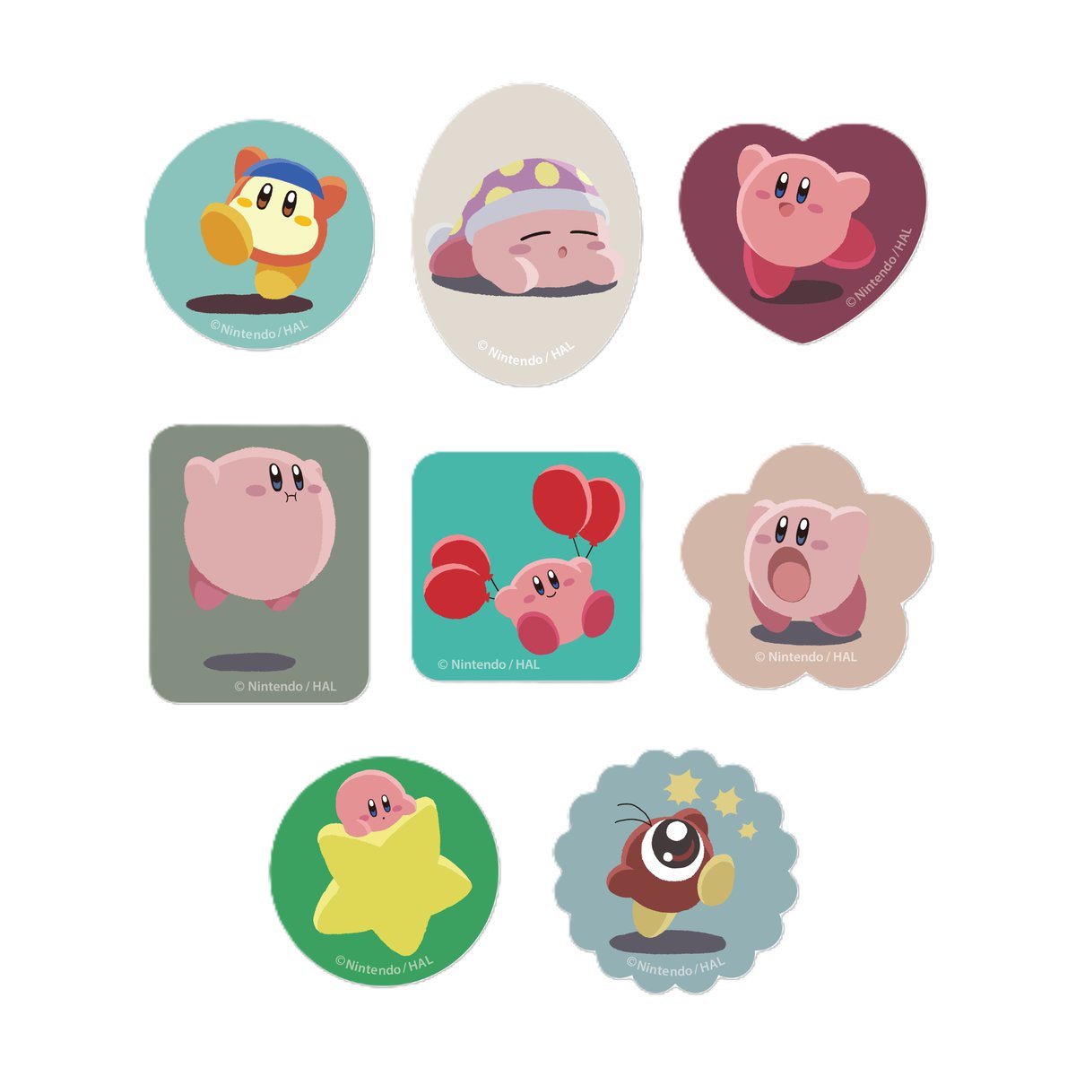 KIRBY_COLORFUL's tweet image. 📷＼新商品のご紹介／
『KIRBY COLORFUL STORE』オリジナルの「ロールシール」が新発売🎈
シールの絵柄が８種類♪
自分のお気に入りシールを見つけて携帯などに貼ってみてはいかがでしょうか✨
あべのハルカス近鉄本店の会場にて販売中🌟
#星のカービィ #カラフルストア