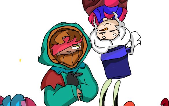 ABIX_CD's tweet photo. Trate de hacer algo lejos de animaciones, para mí todas las skins conviven entre ellas (😜😜😜) no sé si era v-r el nombre, más adelante voy hacer d más personajes, y le cambié el estilo a bit y tick, hice referencia al porque te vas(el tick navidad se fue😭) https://t.co/ao1fExF3CE