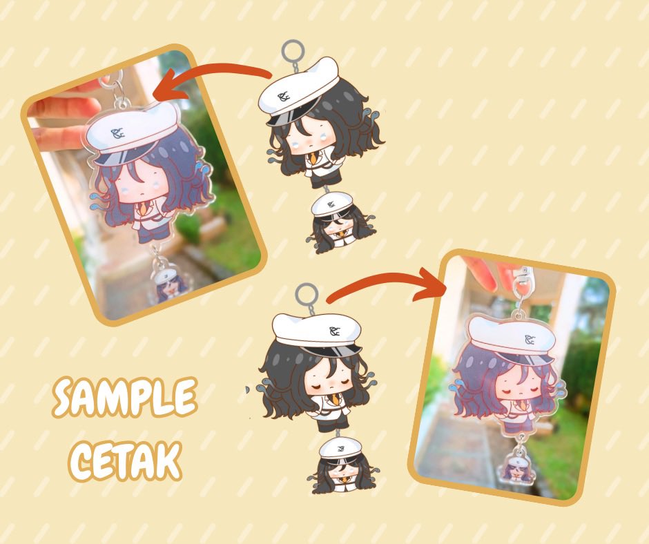 ayacchi_corner's tweet image. [OPEN PO] custom linked keychain! 

✨ 2-sided (beda ekspresi)
✨ Size 7 cm + 2 cm
✨ for your OC/sona, oshi, or OTP
✨ Bonus character photocard

⌛1 Juli - 10 Juli 2025
💵 IDR 225K/ karakter
🔗 Form PO:  bit.ly/LinkedKeychain…

📦 from Mgl, Jateng via JNE/J&amp;amp;T (INA only)