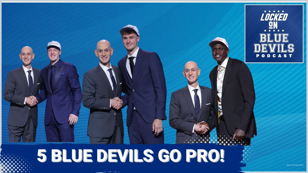 Locked On Blue Devils (@lo_bluedevils) on Twitter photo MONDAY Locked On Blue Devils
<a href="/_JJ_Jackson_/">JJ Jackson</a> chats with <a href="/RaulClement1/">Raul Clement</a> of <a href="/DevilsDenPod247/">TheDevilsDenPod</a> about the five <a href="/DukeMBB/">Duke Men’s Basketball</a> players selected in the 2025 #NBA Draft. Enjoy!
<a href="/LockedOnNetwork/">Locked On Podcast Network</a> | <a href="/LockedOnACC/">Locked On ACC</a> MONDAY Locked On Blue Devils
<a href="/_JJ_Jackson_/">JJ Jackson</a> chats with <a href="/RaulClement1/">Raul Clement</a> of <a href="/DevilsDenPod247/">TheDevilsDenPod</a> about the five <a href="/DukeMBB/">Duke Men’s Basketball</a> players selected in the 2025 #NBA Draft. Enjoy!
<a href="/LockedOnNetwork/">Locked On Podcast Network</a> | <a href="/LockedOnACC/">Locked On ACC</a>