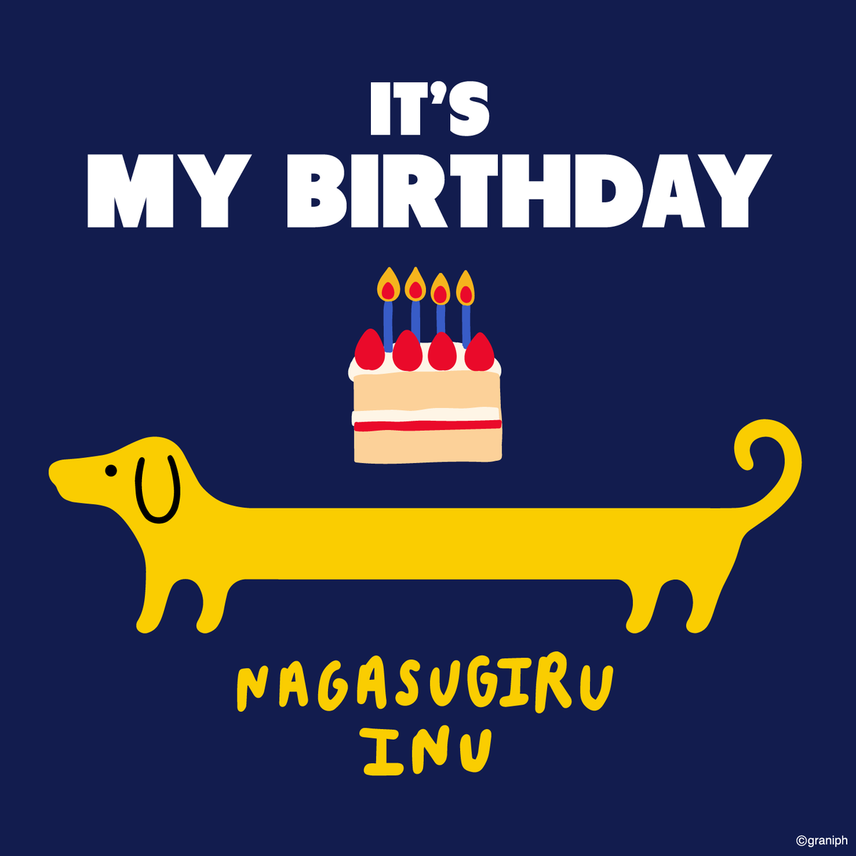今日はマイバースデー🐶🎂
いいねやコメントでお祝いしてもらえたらとっても嬉しいヌ❤️
#ナガスギルイヌ #HBD