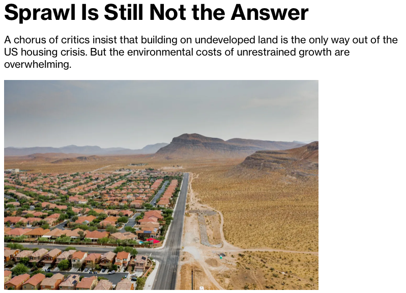 aeberman12's tweet photo. Sprawl is back—but it’s a false fix:
more emissions, deforestation, farmland loss, and infrastructure strain.
It’s a reductive answer to a complex, systemic challenge.
https://t.co/BcgaGLkP3K
#ComplexityCrisis #GreatSimplification #OvershootAndCollapse #DiminishingReturns #EnergyAndCollapse #EndOfGrowth #PostGrowthEconomy