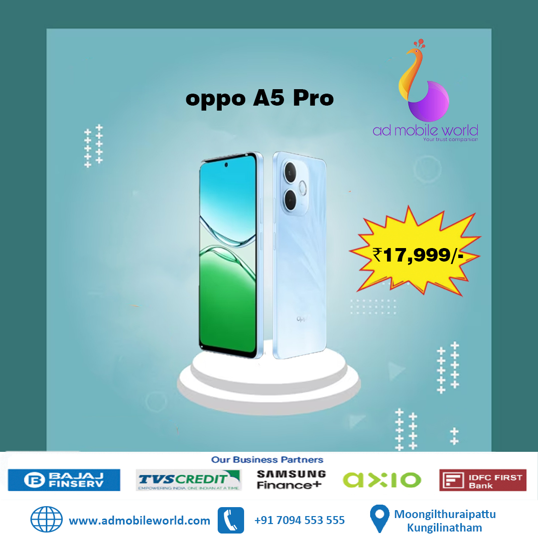 ad_world63083's tweet image. Sleek. Sturdy. Surprisingly Smart.

facebook.com/admobileworld
instagram.com/admobileworld
linkedin.com

#StayConnected #AlwaysOn #StyleAndPower #BuiltForLife #WorkSmart #LongLastingBattery #TechForWork #TrendingNow #NewLaunch