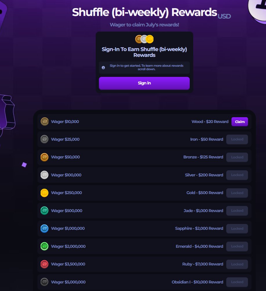 lancekick's tweet image. July rewards are LIVE! 🏆All on btcs.gg/leaderboard 

-$26,250 Biweekly Race (house game play included)
- $50,000 claimable in wager rewards
- $8,500 CAD in Bonus Buy Raffles

💎USE CODE &quot;LANCE&quot; FOR THE BEST REWARDS ON @shufflecom 💎 shuffle.com/?r=Lance